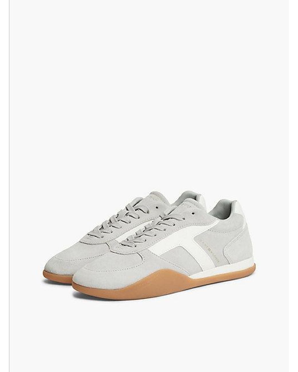 Tommy Hilfiger White Suede Vintage Low Profile Trainers