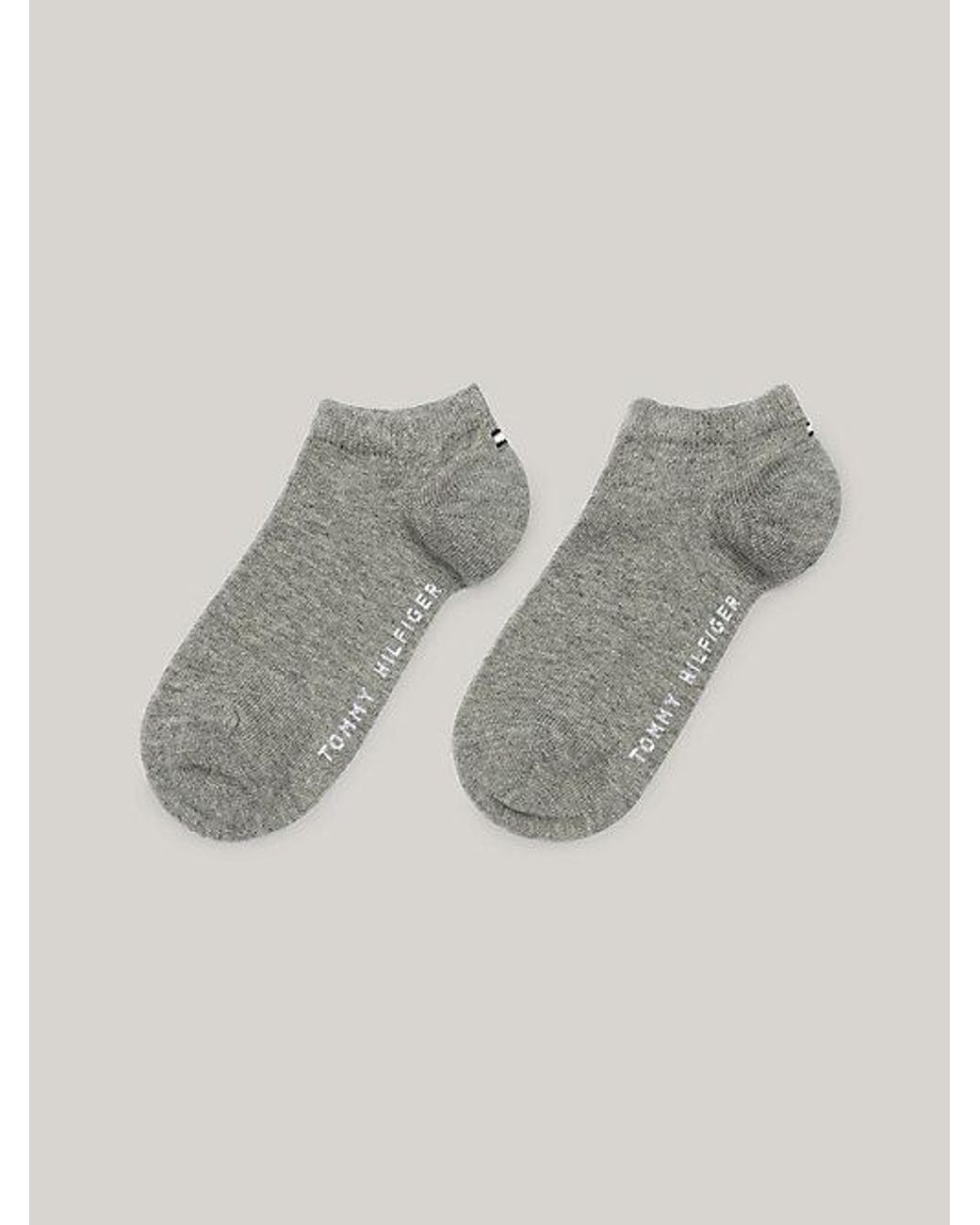 Tommy Hilfiger Gray 2 Pack Trainer Socks