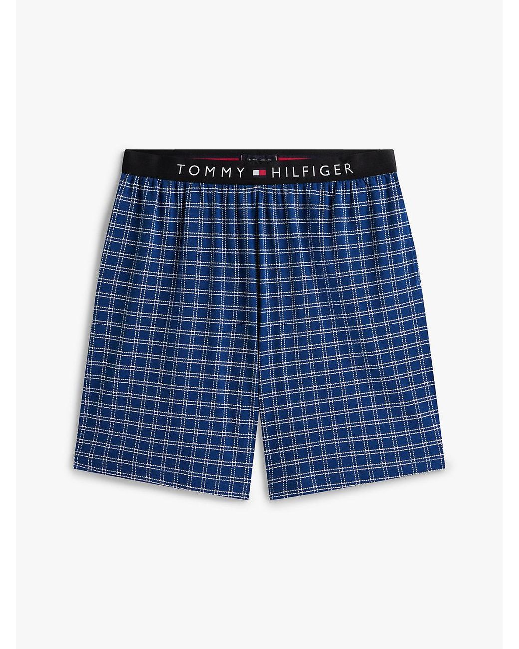 Tommy Hilfiger Blue Original Print Jersey Shorts Pyjamas Set for men