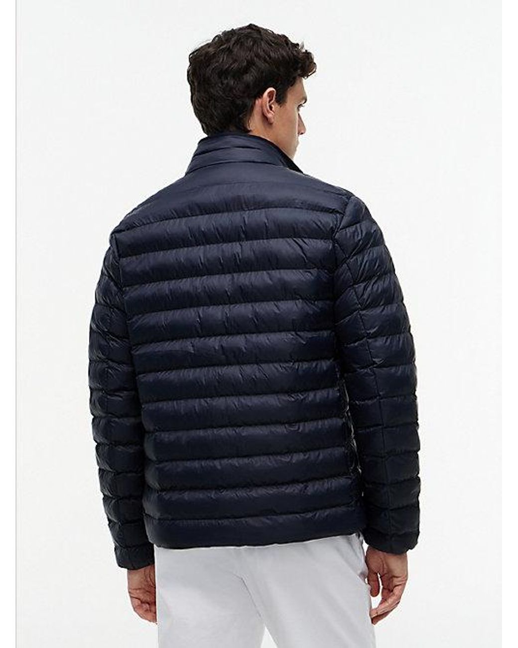 Tommy Hilfiger Compact Quilted Jack in het Blue voor heren