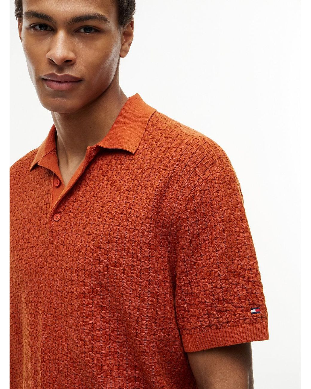 Tommy Hilfiger Washed Structured Polo Shirt for men
