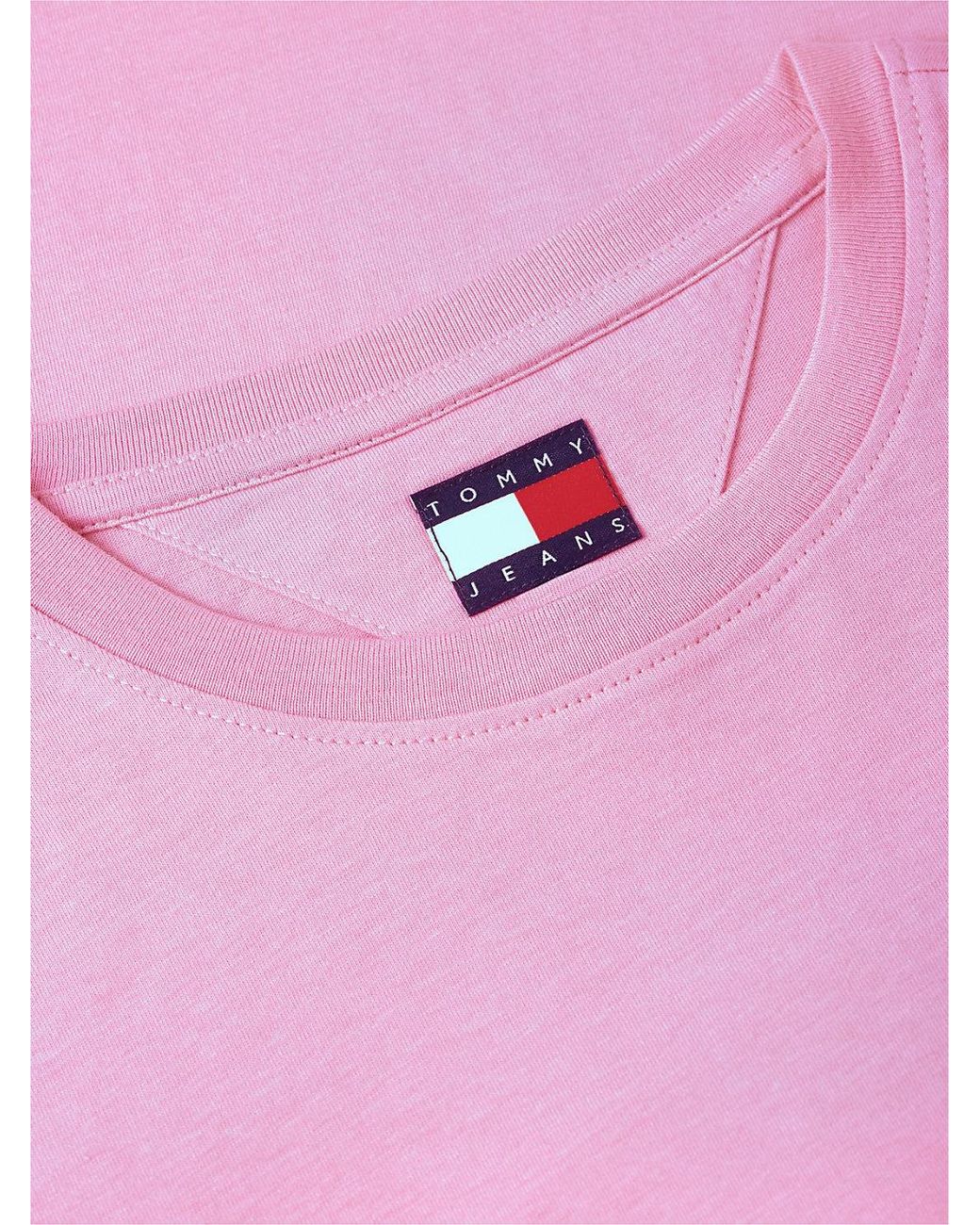 Tommy Hilfiger Red Flag Embroidery Slim Crew Neck T-Shirt