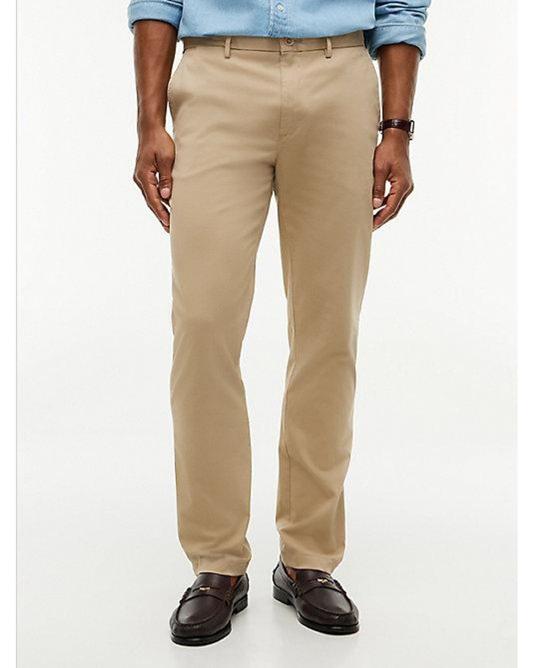 Tommy Hilfiger Natural 1985 Denton Straight Chinos for men