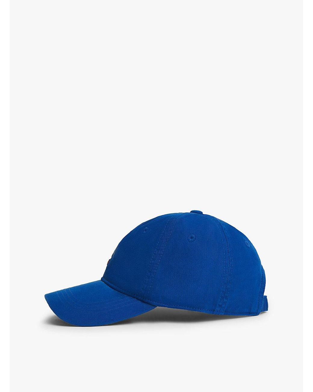 Tommy Hilfiger Blue Hilfiger Flag Embroidery Baseball Cap for men