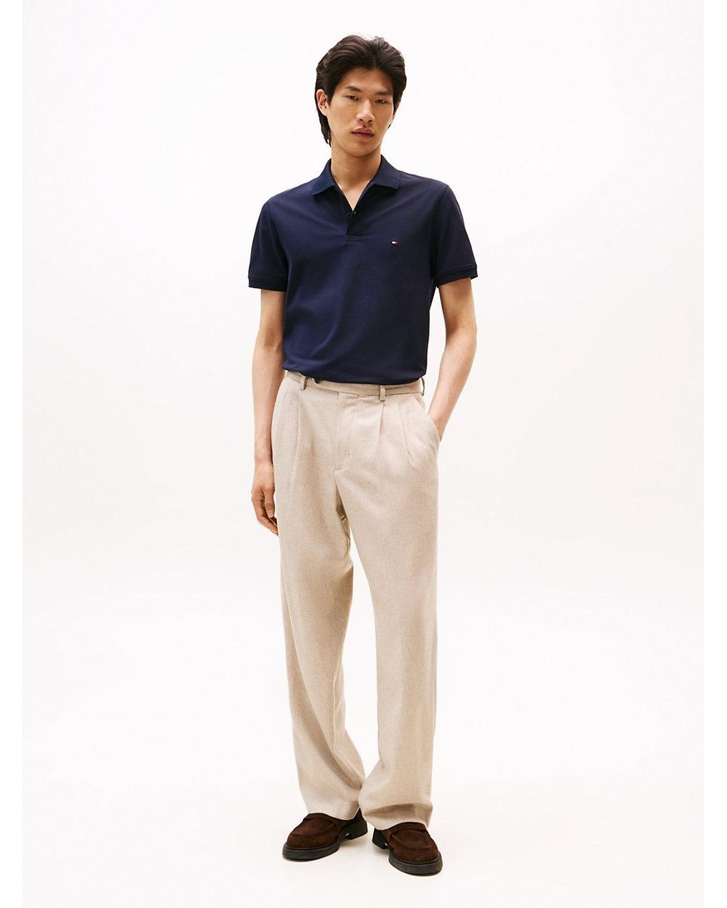 Polo Coupe Standard Performance En Piqué Tommy Hilfiger pour homme en coloris Blue