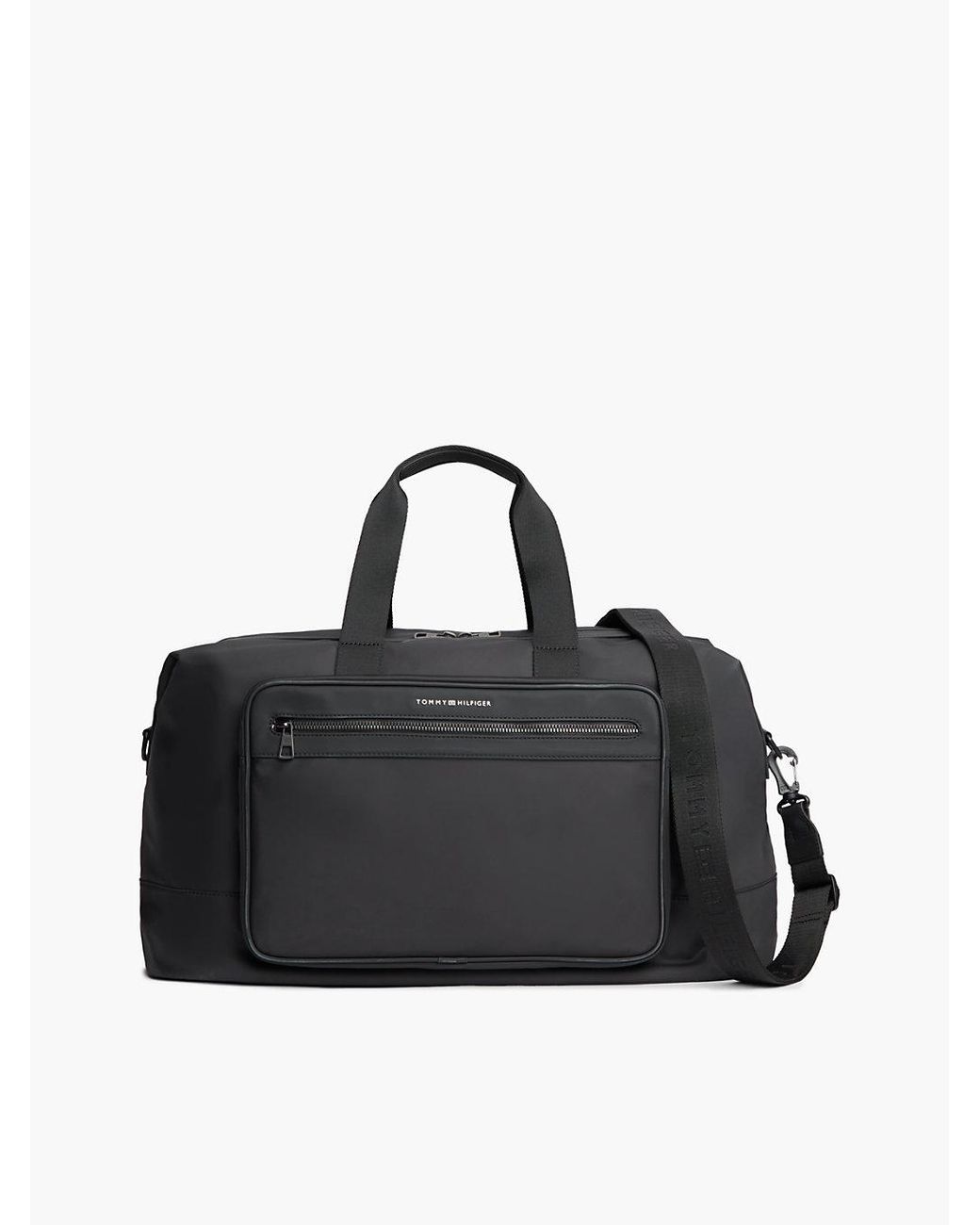 Borsone Con Tracolla E Logo di Tommy Hilfiger in Black da Uomo