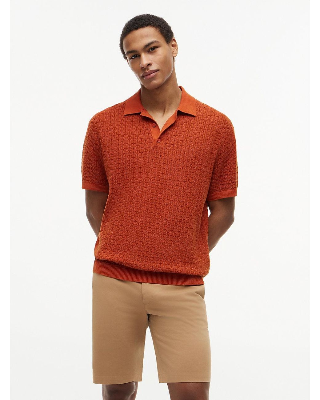 Tommy Hilfiger Washed Structured Polo Shirt for men