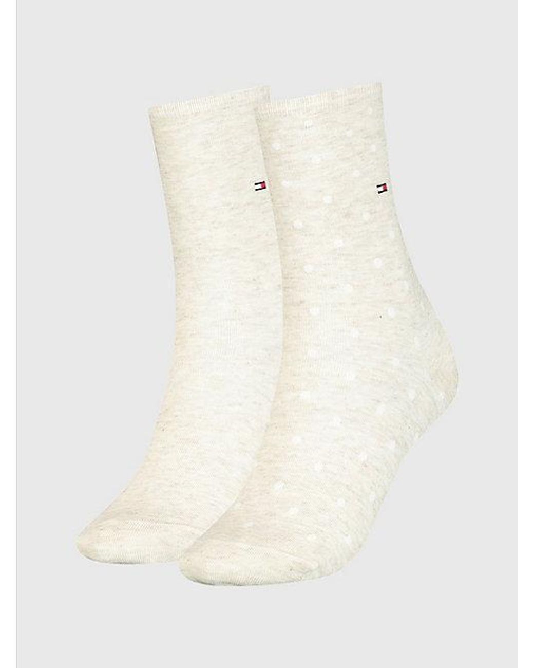 Tommy Hilfiger Natural 2-pack Polka Dot Socks