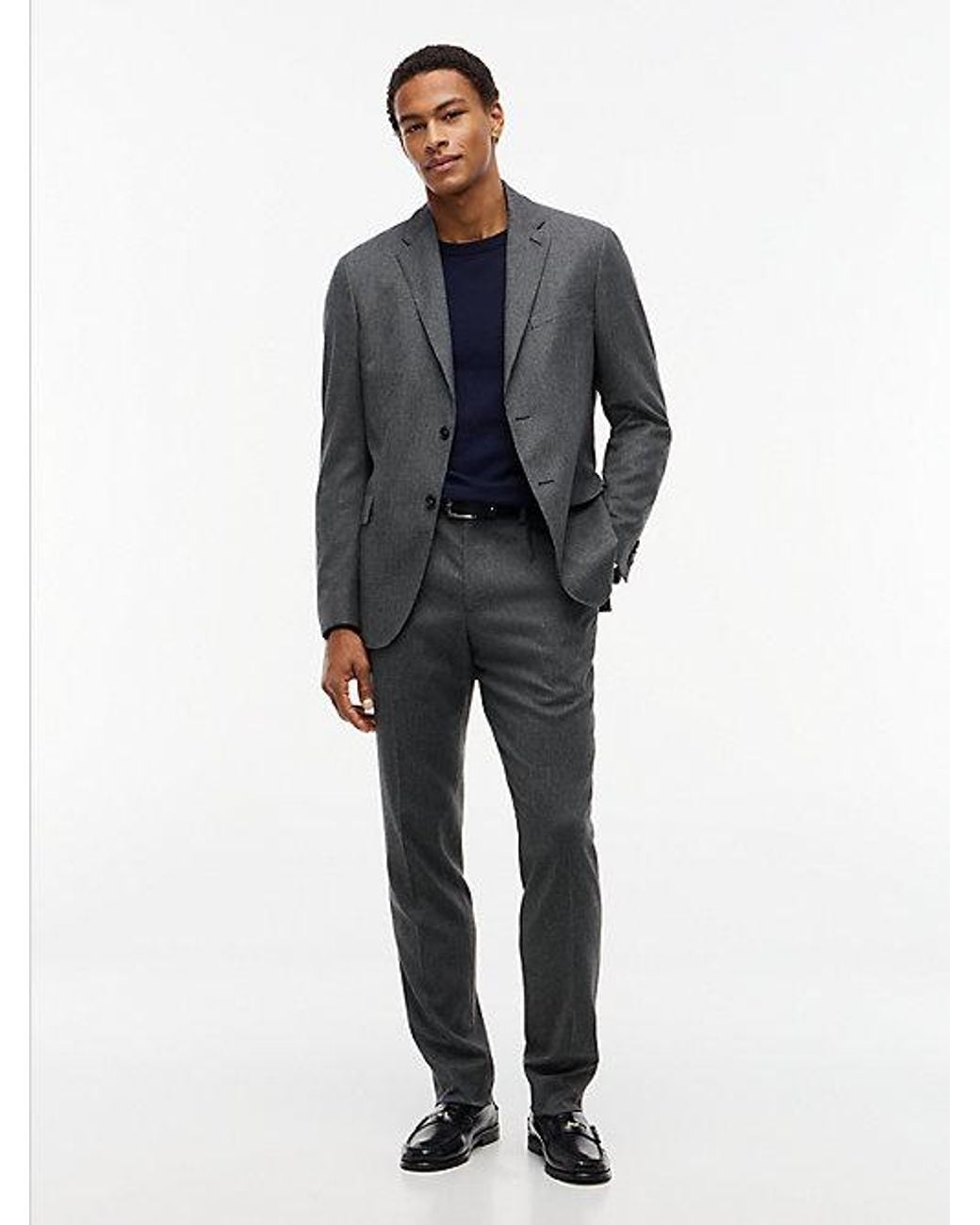 Tommy Hilfiger Gray Tech Houndstooth Single Breasted Blazer for men