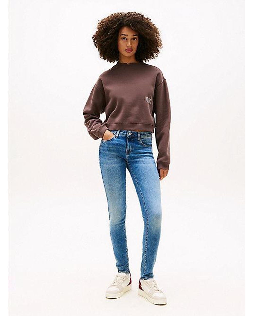 Tommy Hilfiger Blue Lightweight Low Rise Skinny Jeans