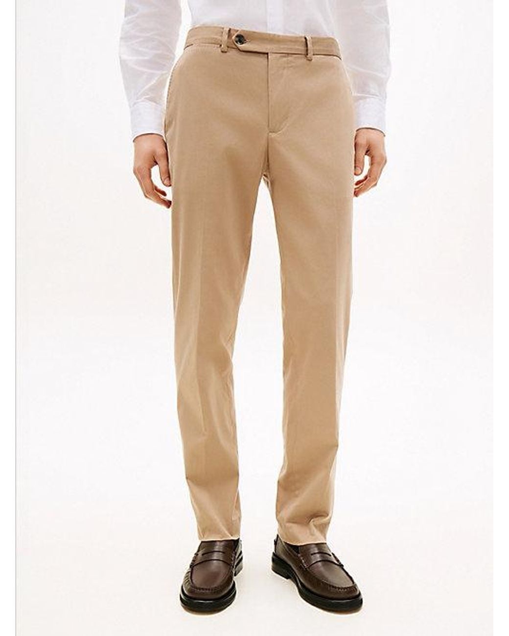 Tommy Hilfiger Multicolor Smart Casual Denton Straight Leg Chinos for men