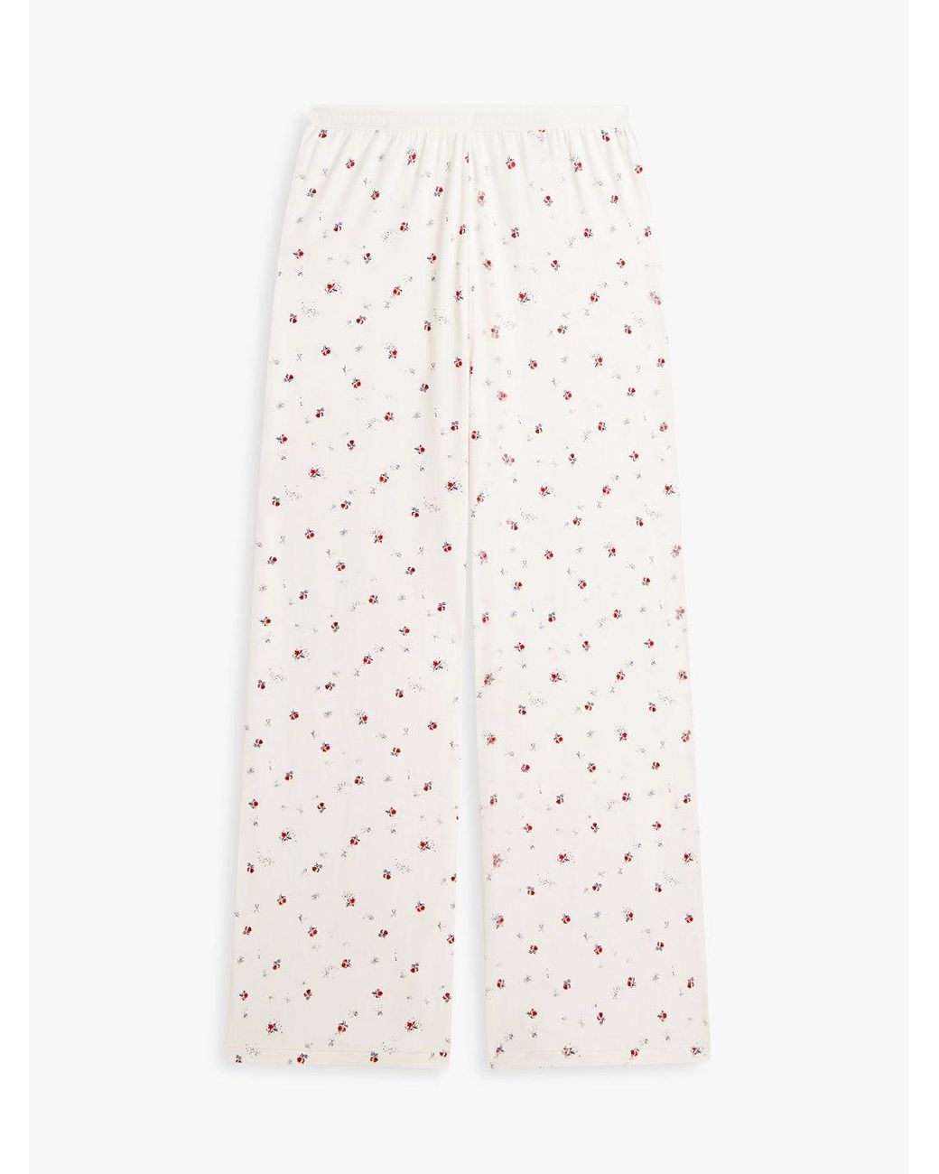 Tommy Hilfiger White Essential Print Pyjama Bottoms