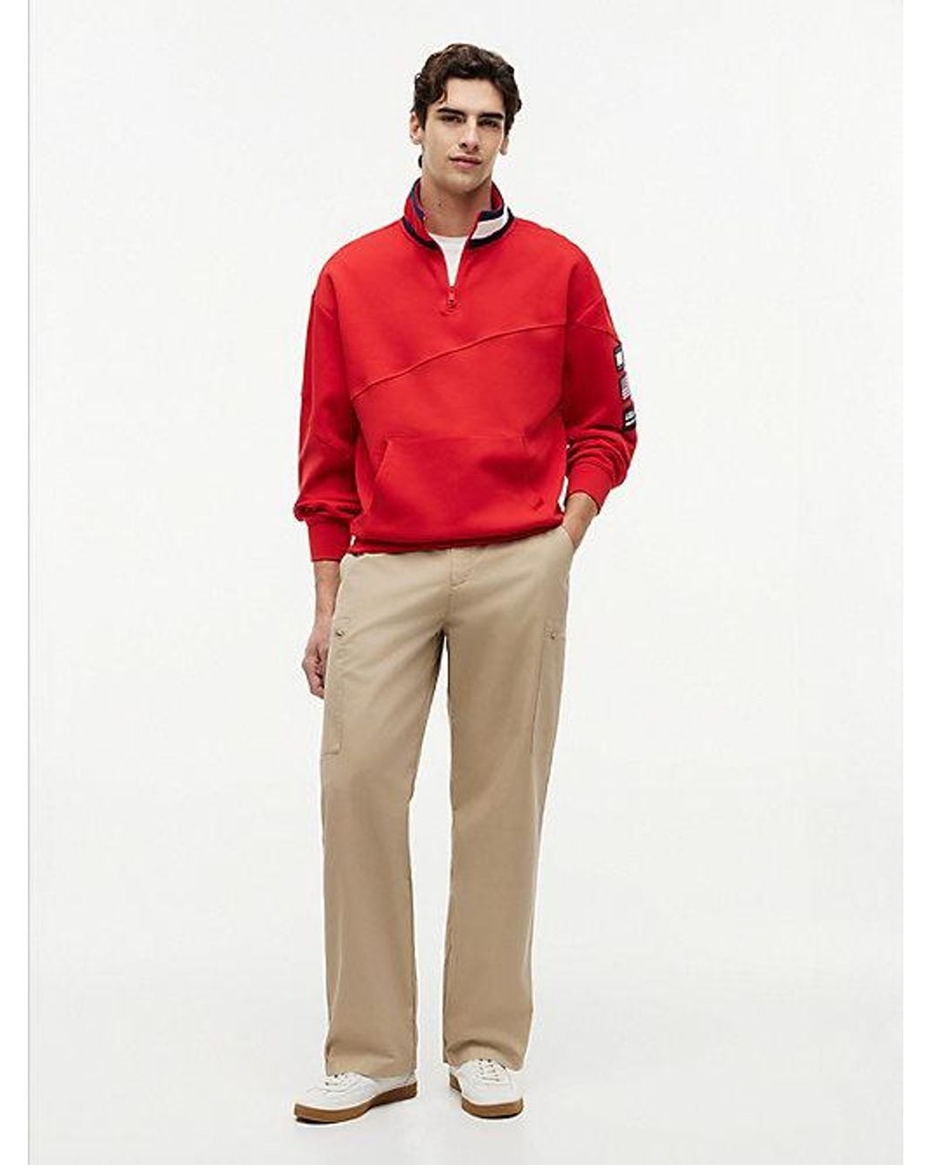 Tommy Hilfiger Natural Tommy X U.s. Sail Gp Team Cargo Trousers for men