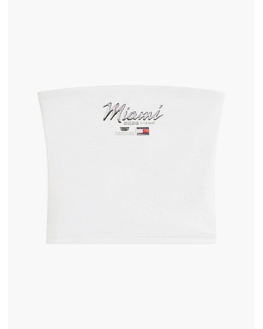 Tommy Hilfiger Blue Th X Cadillac Formula 1 Team Miami Bandeau Top