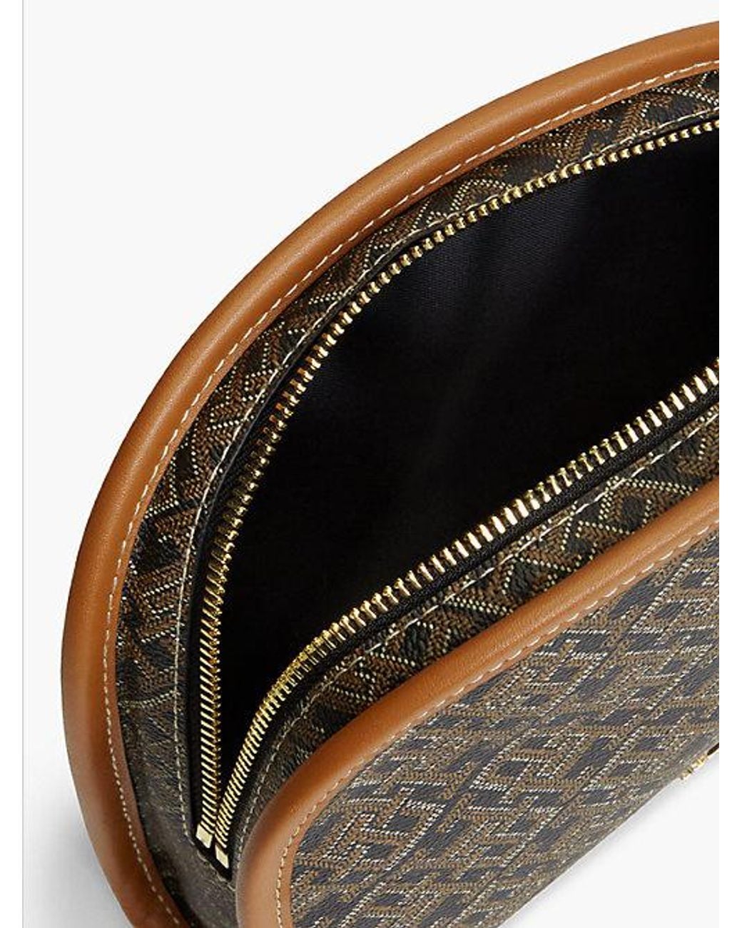 Tommy Hilfiger Brown Hilfiger Icon Th Monogram Print Washbag