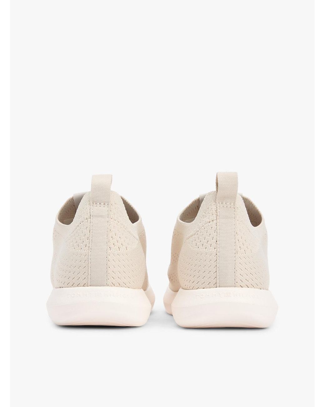 Tommy Hilfiger Natural Knit Lightweight Mono-Sock Slip-On Trainers