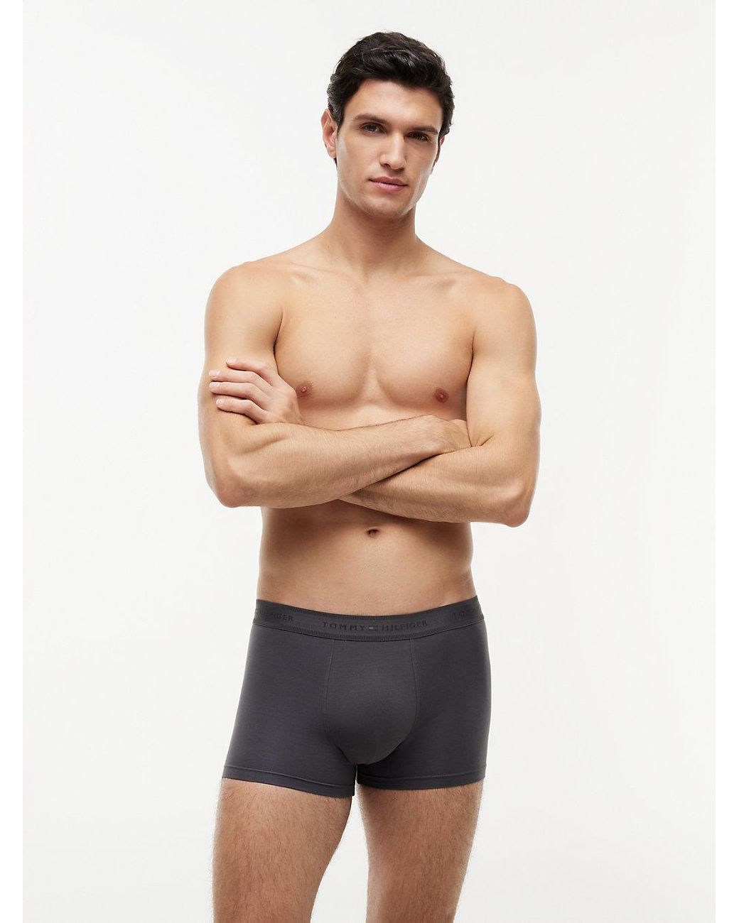 Tommy Hilfiger Blue 3-Pack Signature Waistband Trunks for men
