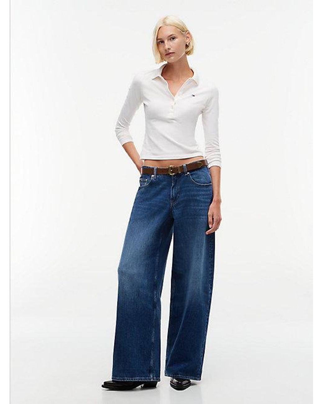Tommy Hilfiger Blue Tommy Jeans Daisy Low Rise Loose Jeans