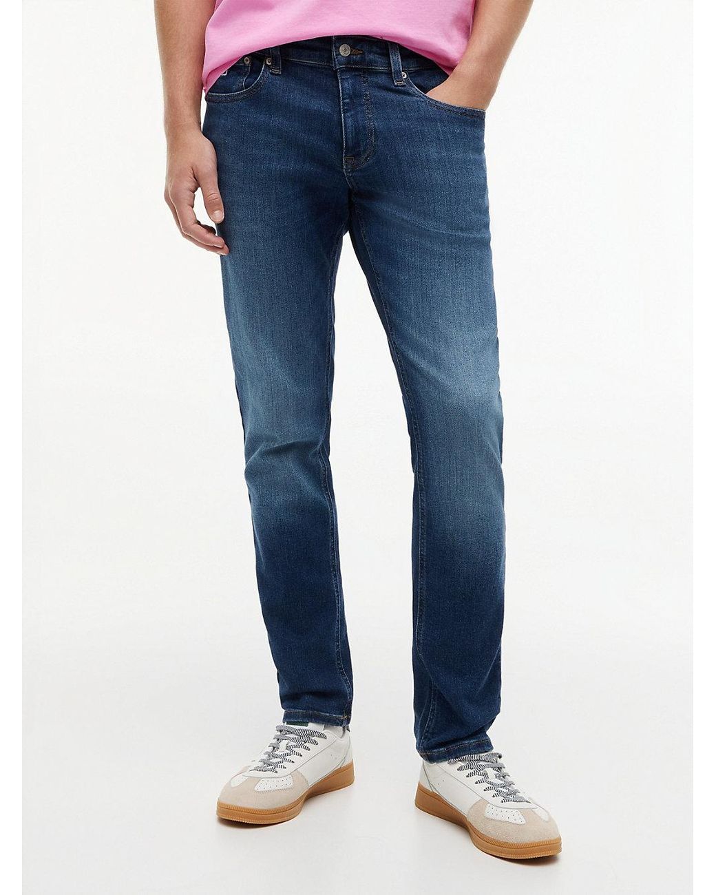 Jean Slim Scanton À Moustaches Tommy Hilfiger pour homme en coloris Blue