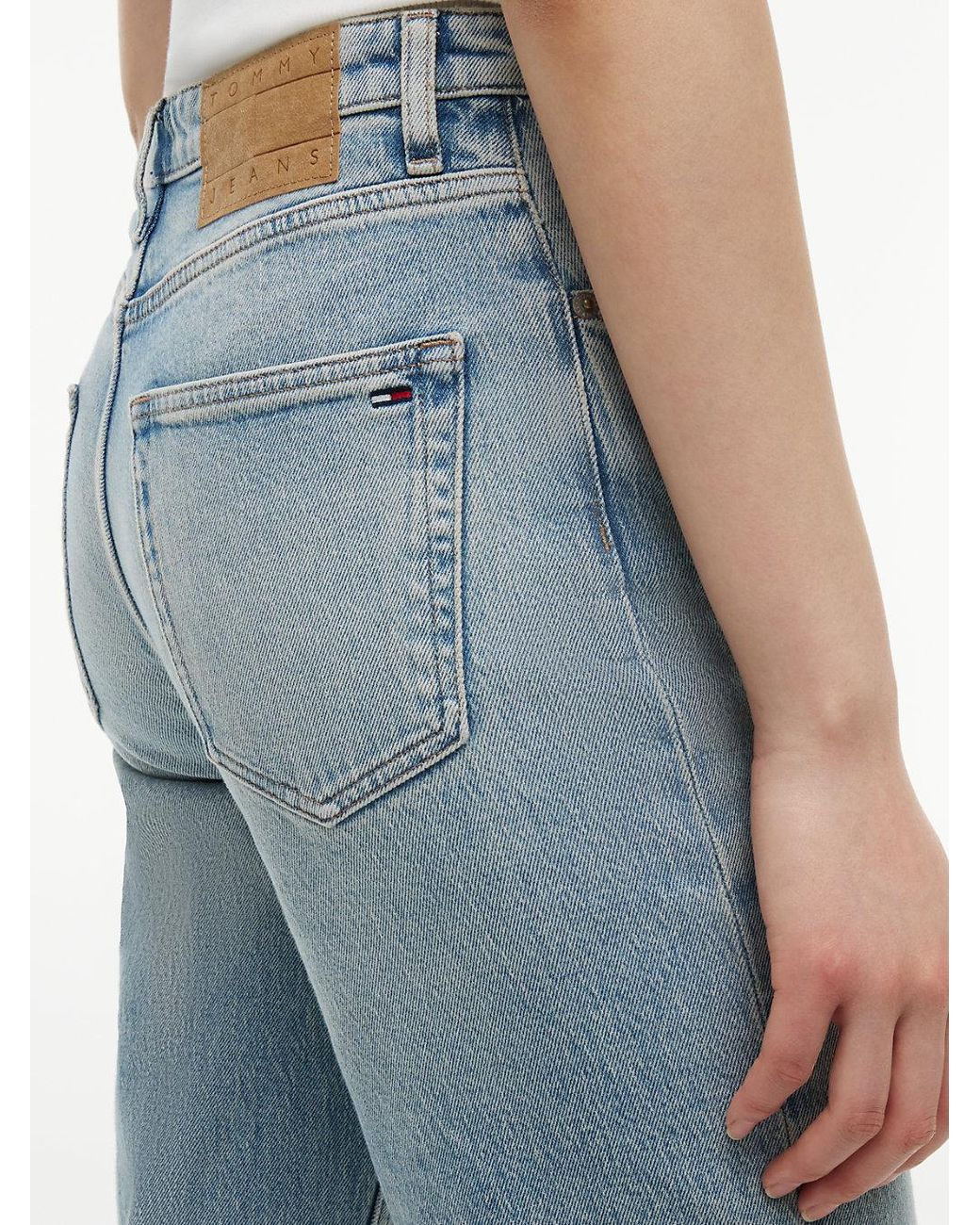 Tommy Hilfiger Blue Vintage High Rise Slim Straight Jeans