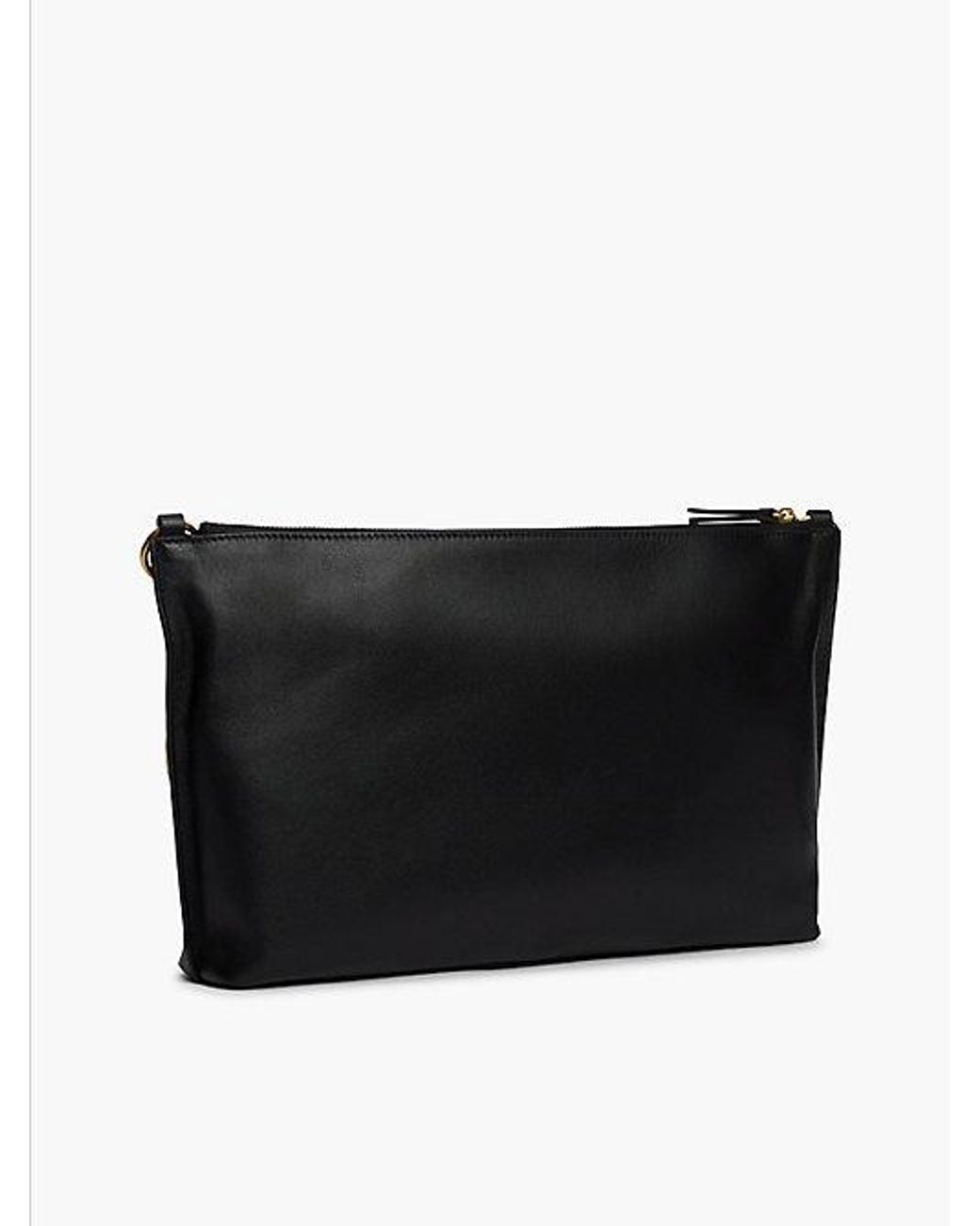 Tommy Hilfiger Black Leather Chain Strap Shoulder Bag