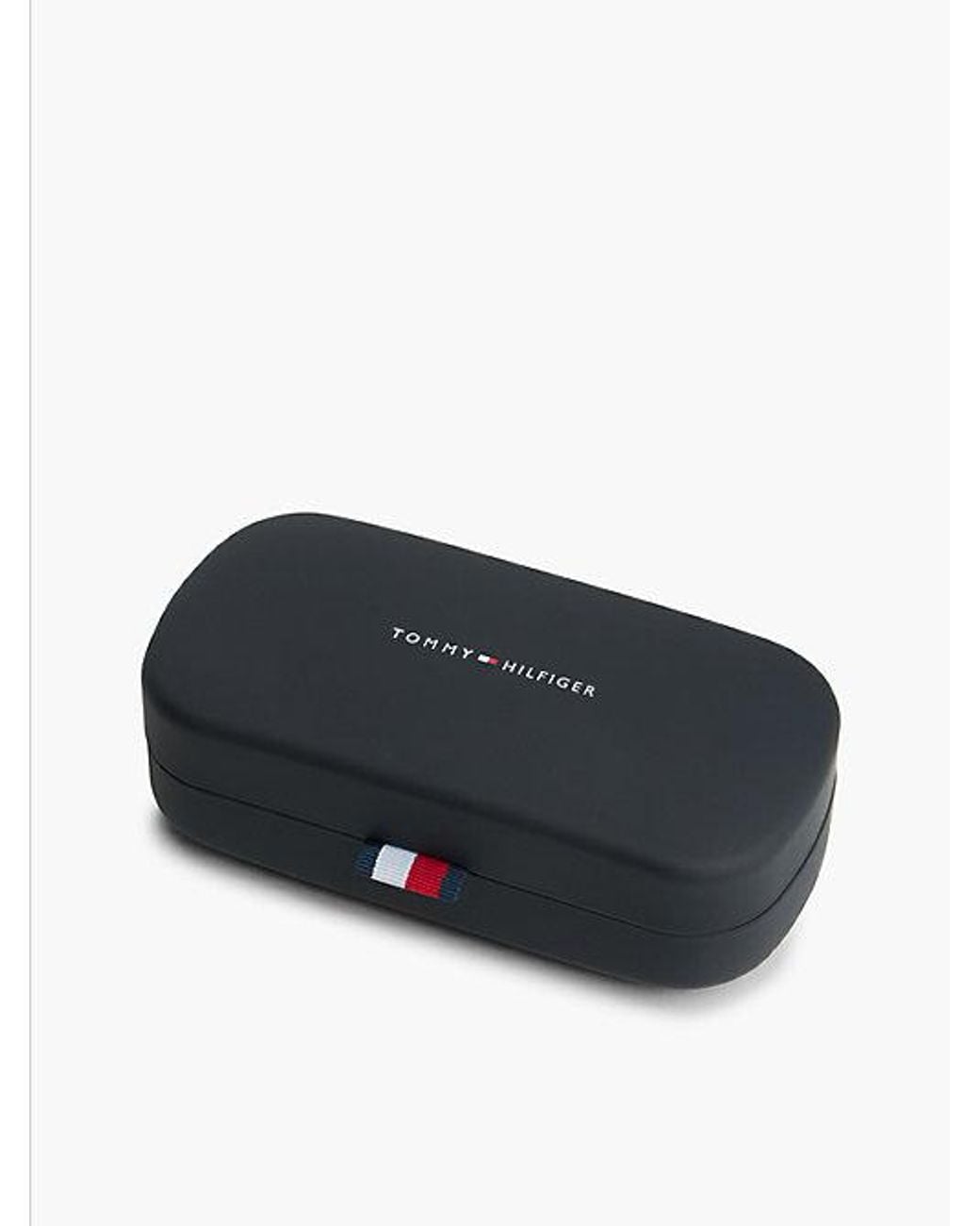 Tommy Hilfiger White Logo Temple Round Sunglasses