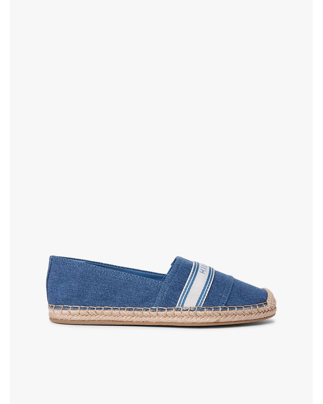 Tommy Hilfiger Blue Canvas Espadrilles