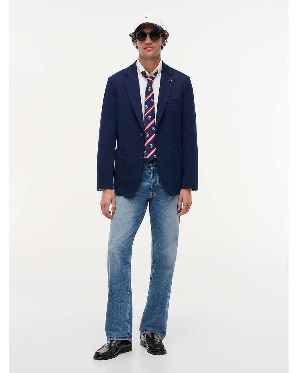 Tommy Hilfiger Blue New York Label Performance Regular Fit Blazer for men