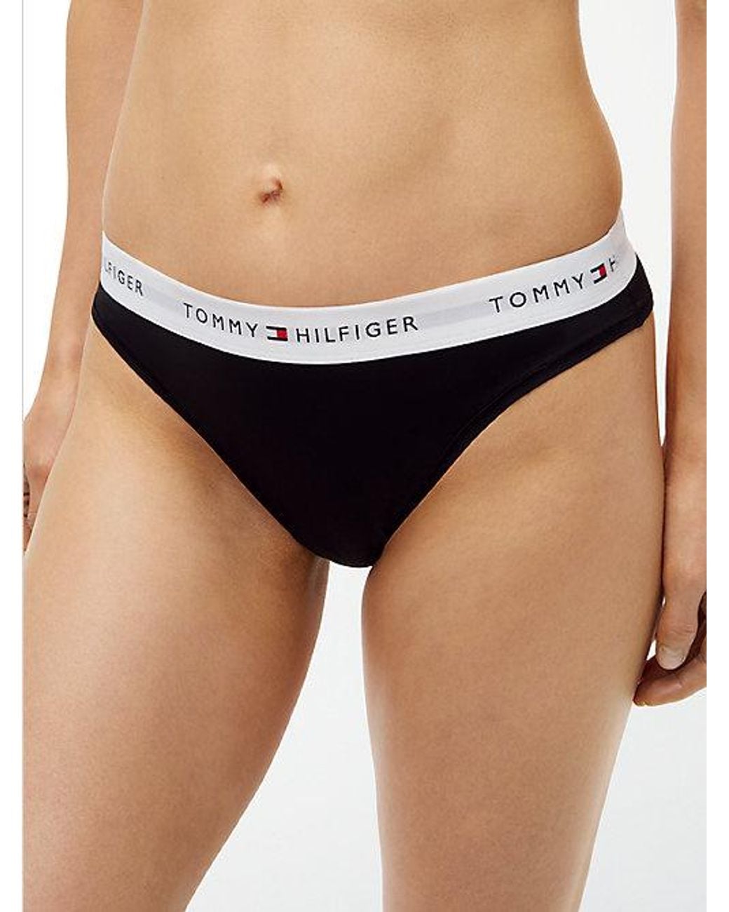 Tommy Hilfiger White Signature Logo Microfibre Briefs