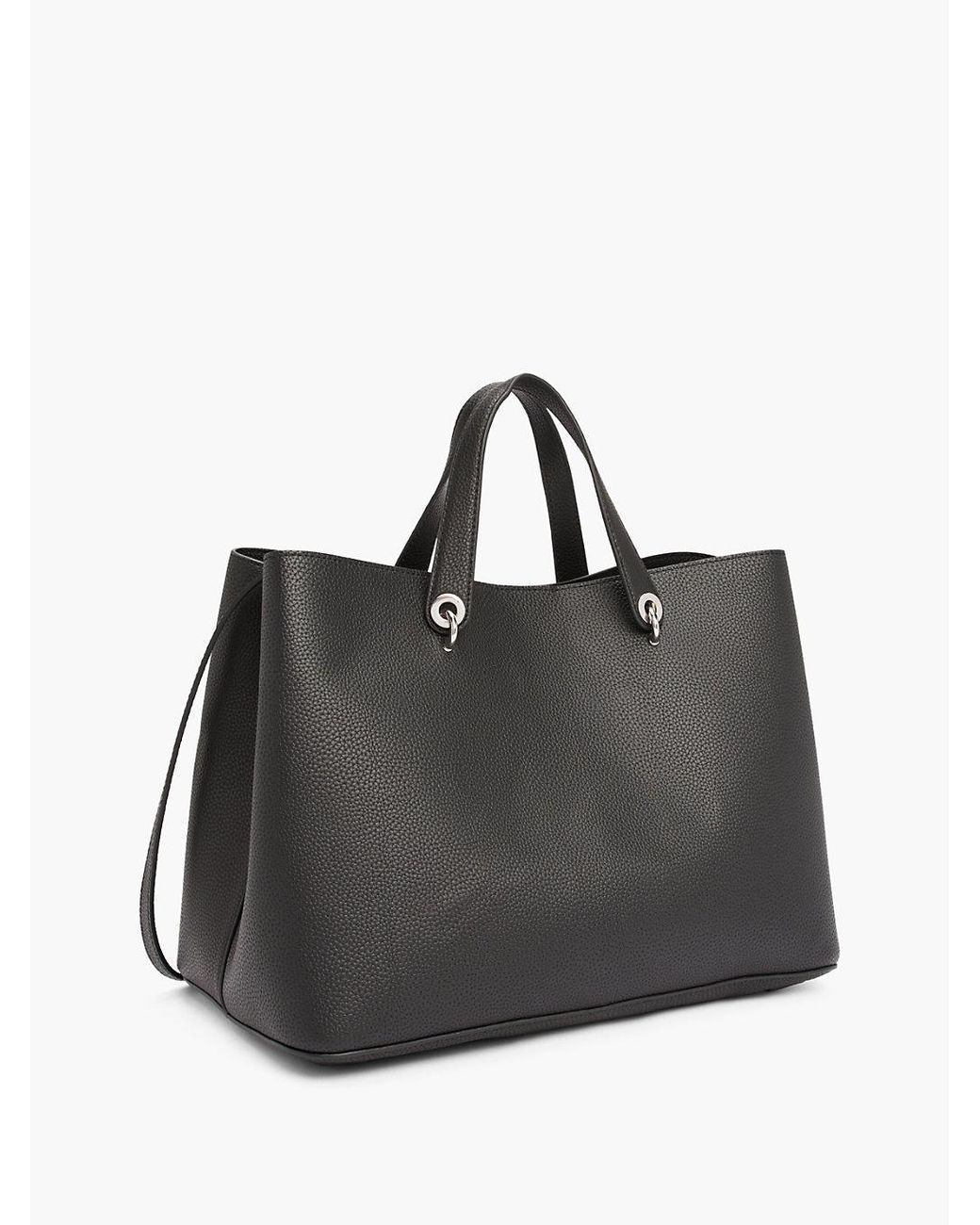 Tommy Hilfiger Black Th Emblem Satchel