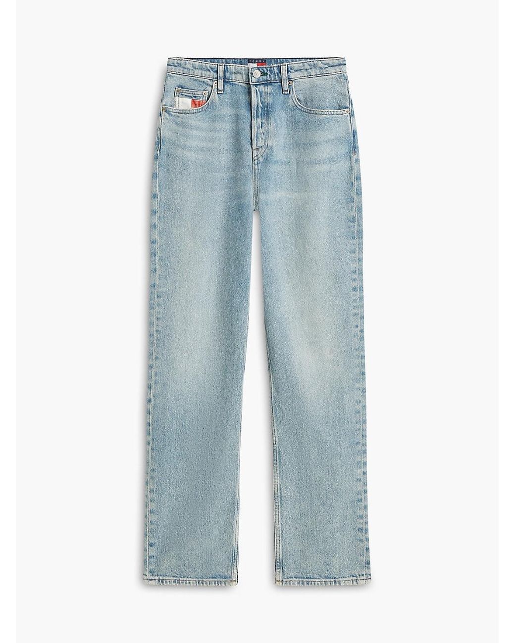 Tommy Hilfiger Blue Vintage High Rise Slim Straight Jeans