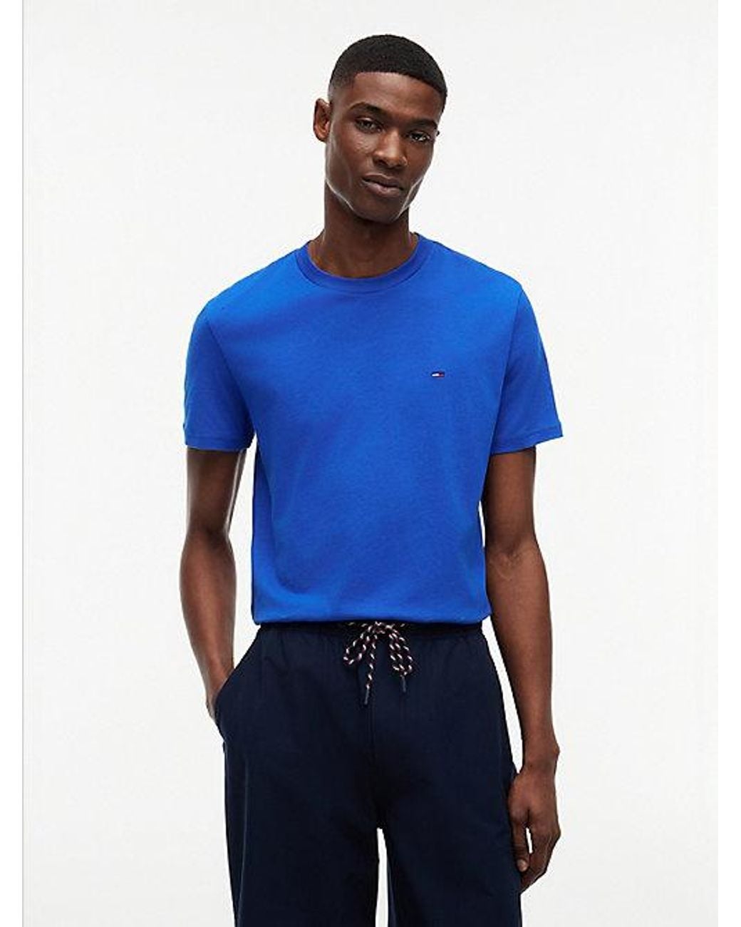 Tommy Hilfiger Blue 2-Pack Tommy Flag Extra Slim T-Shirts for men