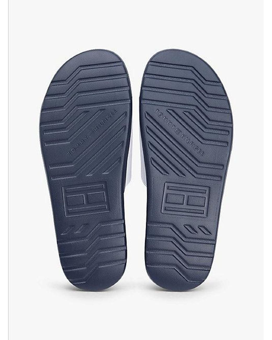 Tommy Hilfiger Hilfiger Monotype Badslipper in het Blue voor heren