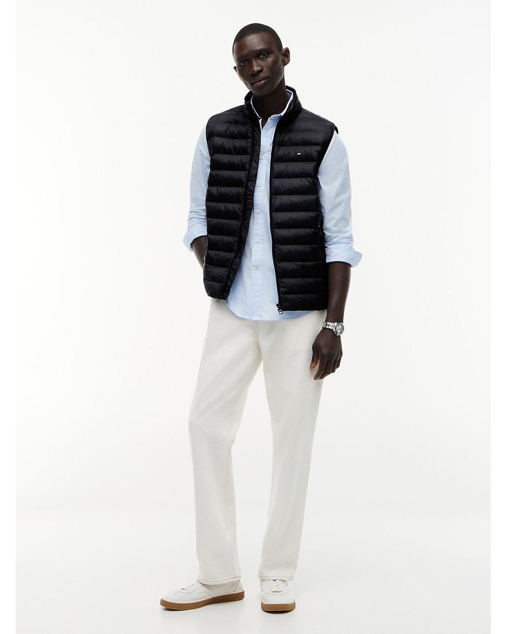 Tommy Hilfiger Blue Packable Quilted Gilet for men
