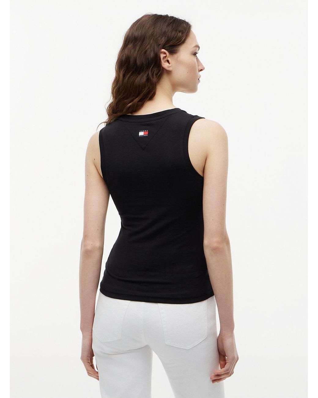 Tommy Hilfiger White Th X Cadillac Formula 1 Team Miami Tank Top
