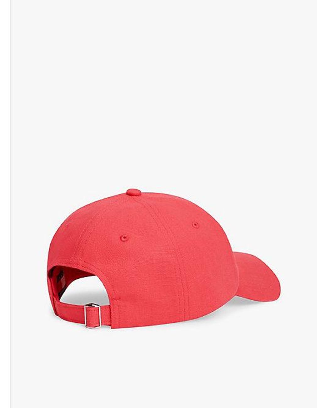 Tommy Hilfiger Pink Wavy Flag Canvas Baseball Cap