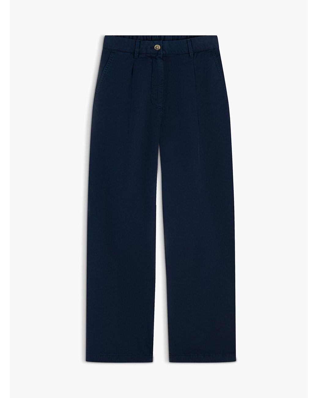 Tommy Hilfiger Blue Washed Barrel Leg Chinos