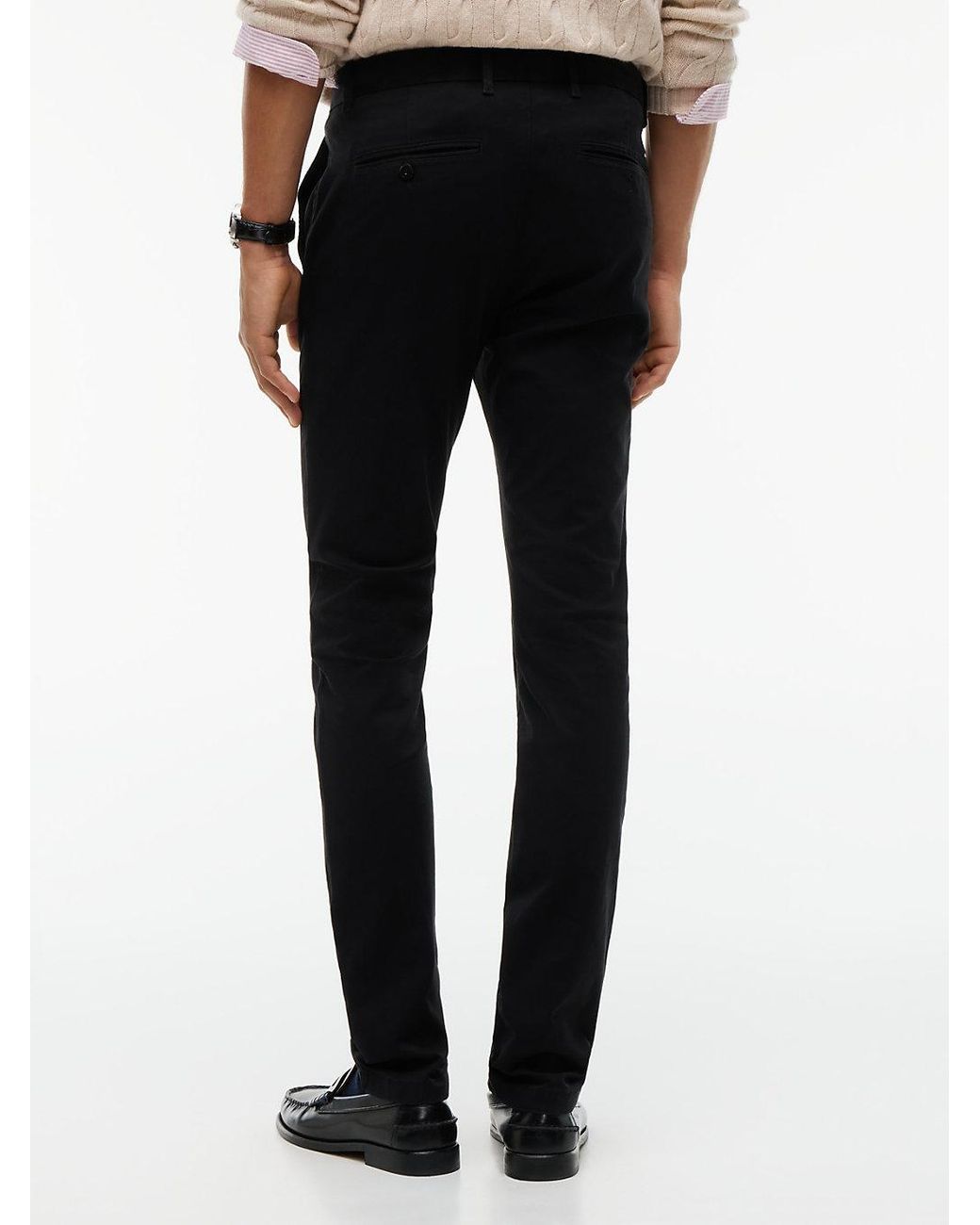 Tommy Hilfiger Black 1985 Bleeker Slim Twill Chinos for men