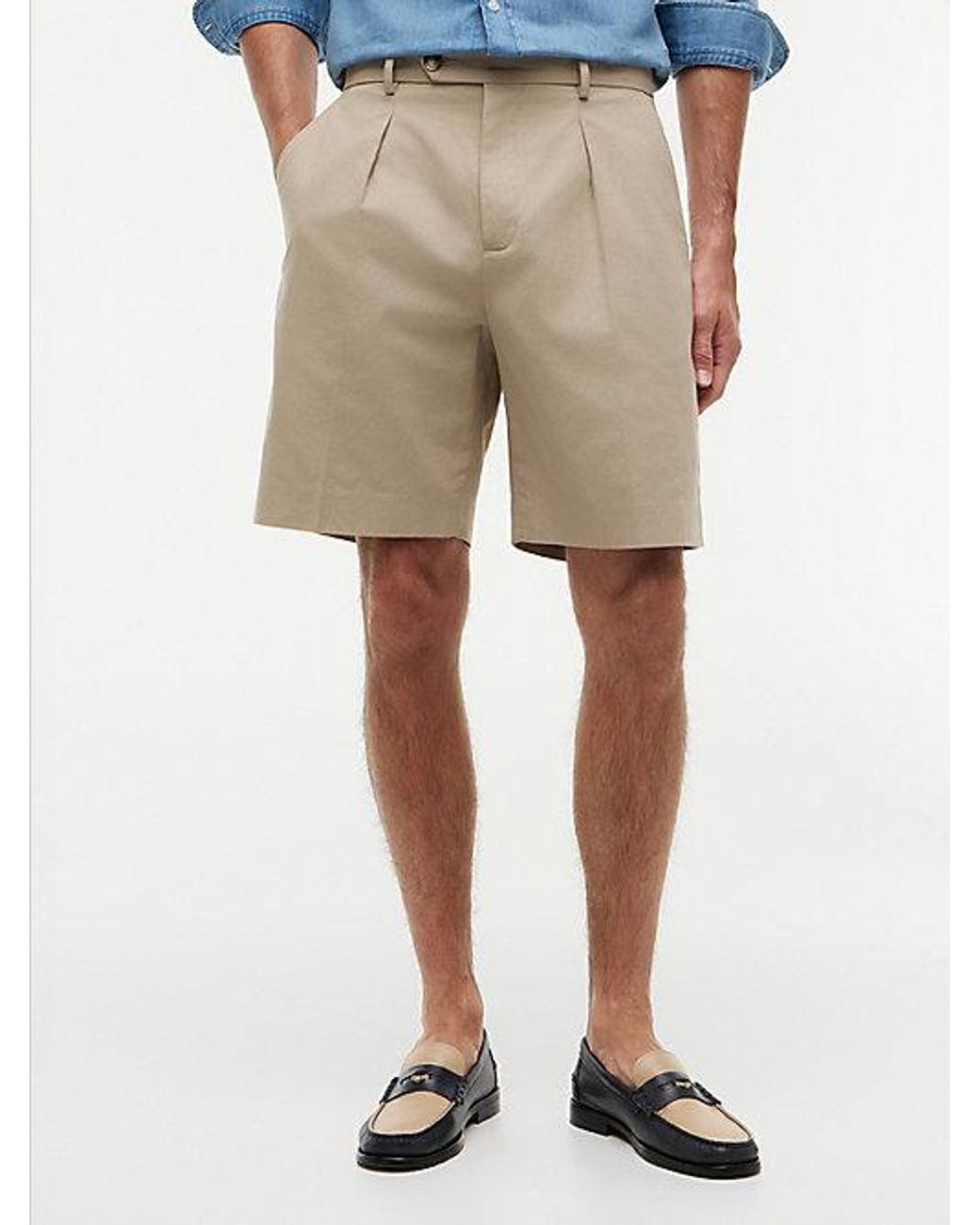 Tommy Hilfiger Blue New York Label Relaxed Shorts With Linen for men