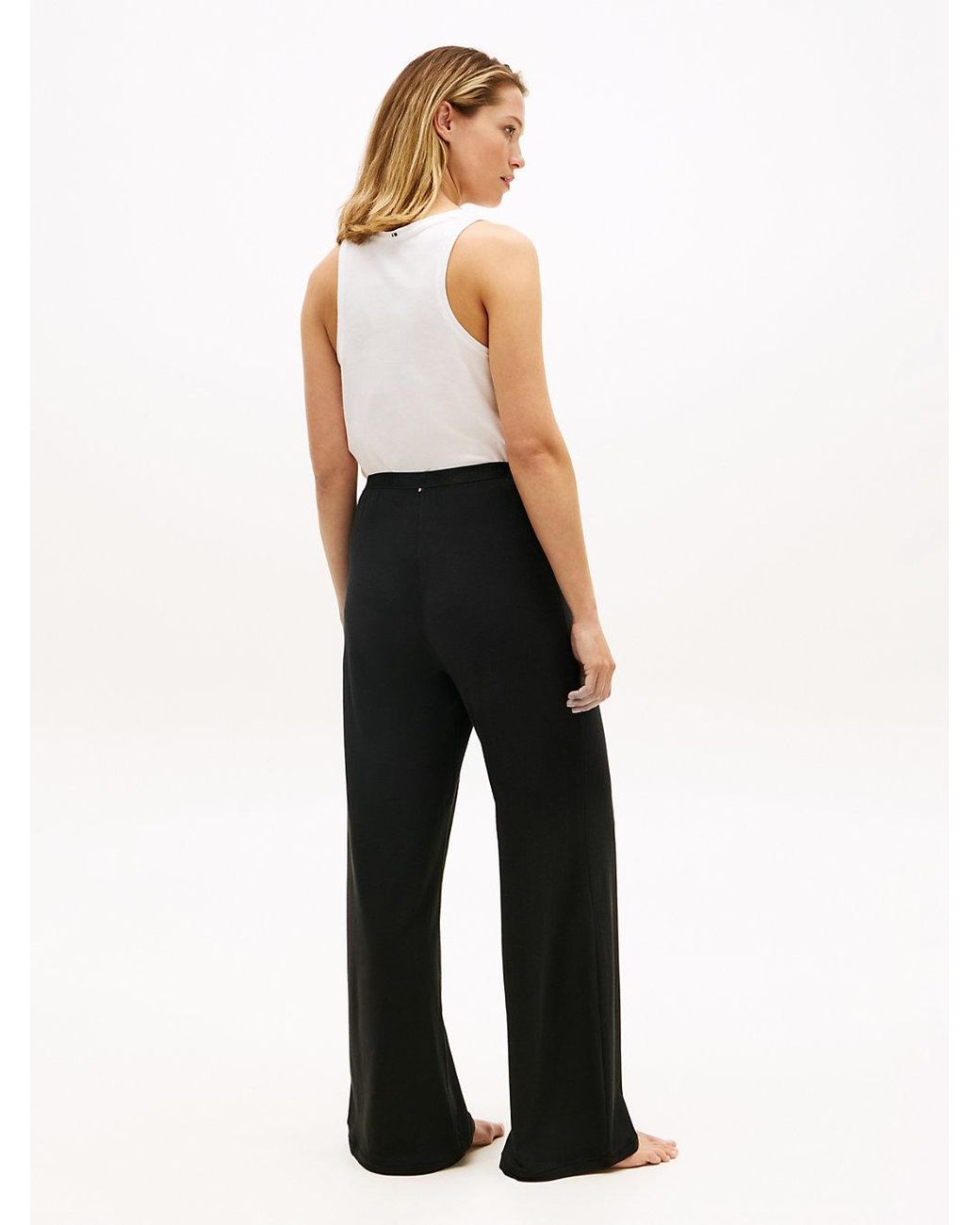 Tommy Hilfiger White Essential Print Pyjama Bottoms
