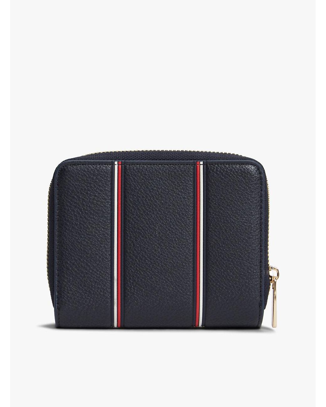 Tommy Hilfiger Blue Hilfiger Icon Signature Zip-Around Wallet