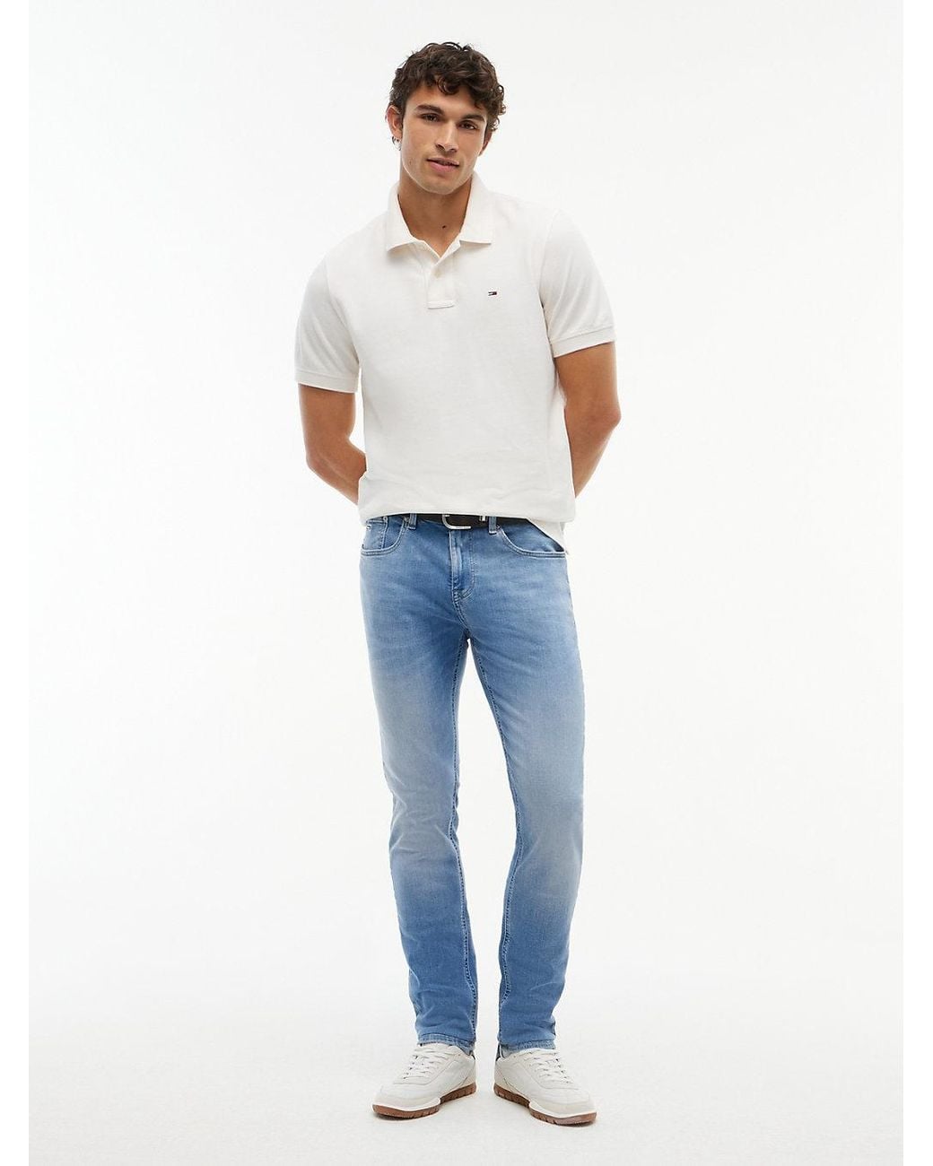 Tommy Hilfiger Blue Austin Slim Tapered Jeans for men