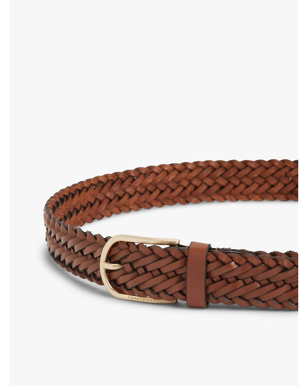 Cintura Casual di Tommy Hilfiger in Brown da Uomo