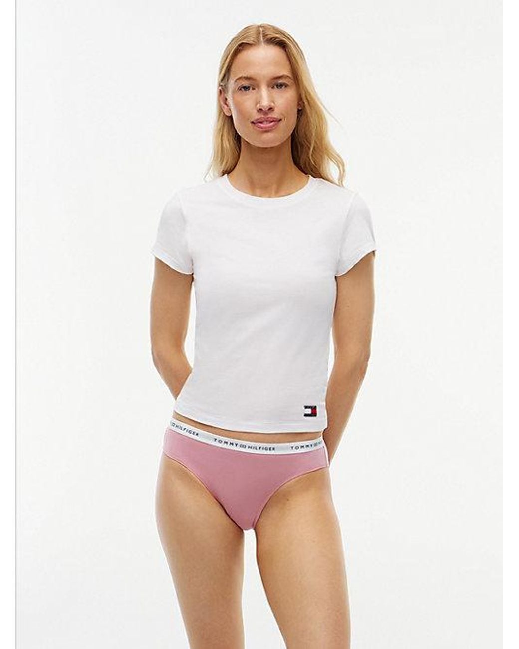 Tommy Hilfiger White Logo Waistband Briefs