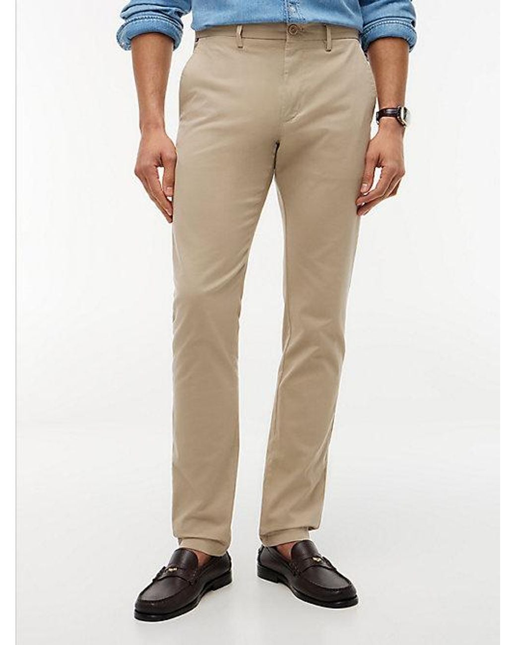 Tommy Hilfiger Natural Bleecker Slim Fit Chinos for men