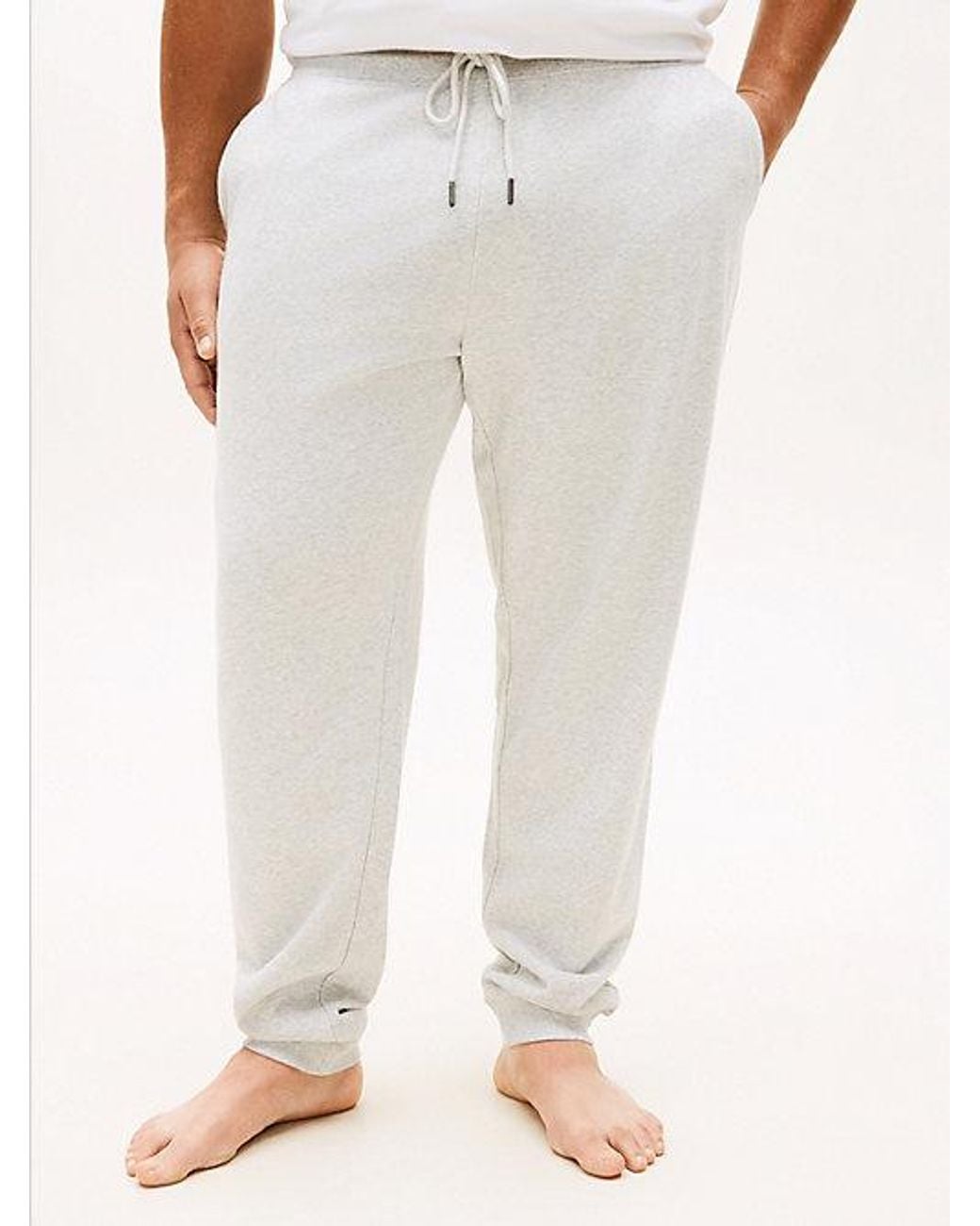 Tommy Hilfiger White Plus Th Original Drawstring Lounge Joggers for men