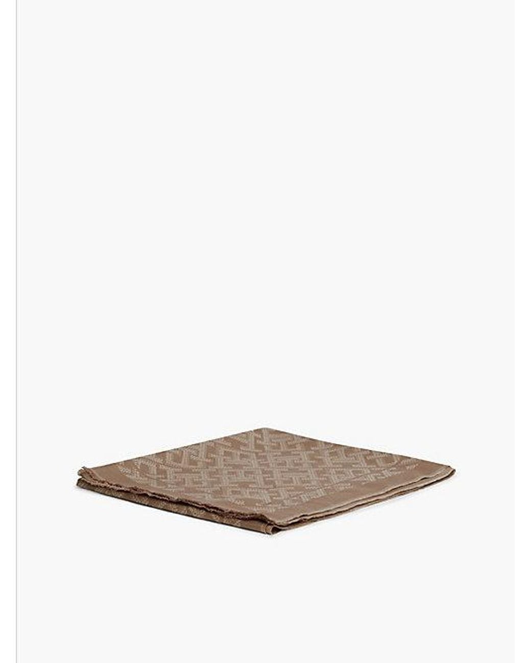 Tommy Hilfiger Natural Th Monogram Jacquard Scarf