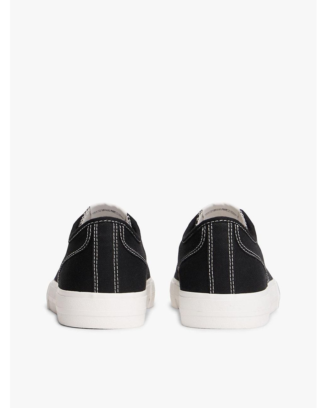Tommy Hilfiger White Archive Flag Stripe Canvas Trainers