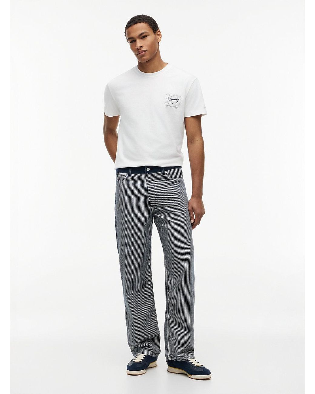 Tommy Hilfiger Blue Jaimie Relaxed Straight Carpenter Jeans for men