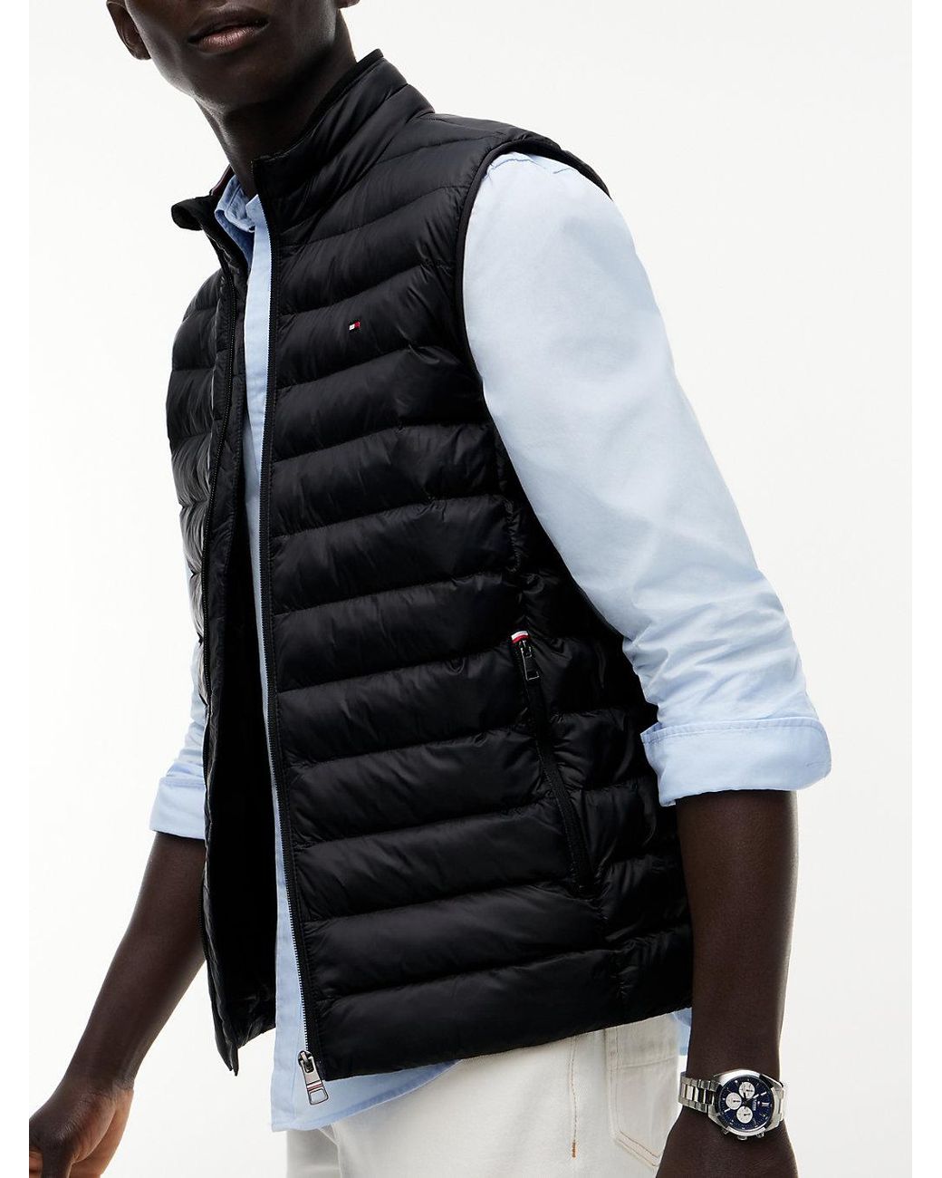 Tommy Hilfiger Blue Packable Quilted Gilet for men